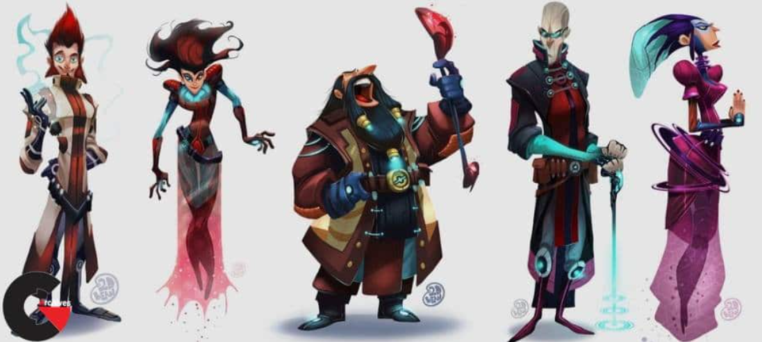 دوره اصول طراحی کاراکتر